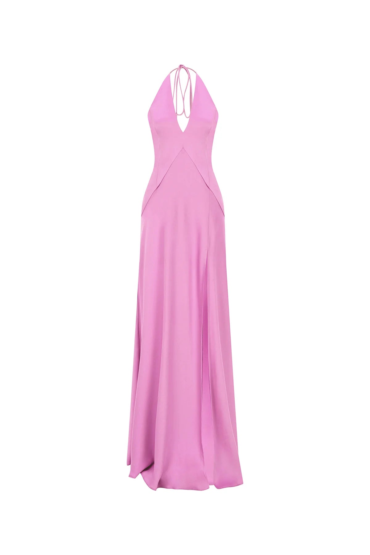 V-Neck Maxi Dress- Light Pink Pinyor V-Neck Maxi Dress- Light Pink Pinyor