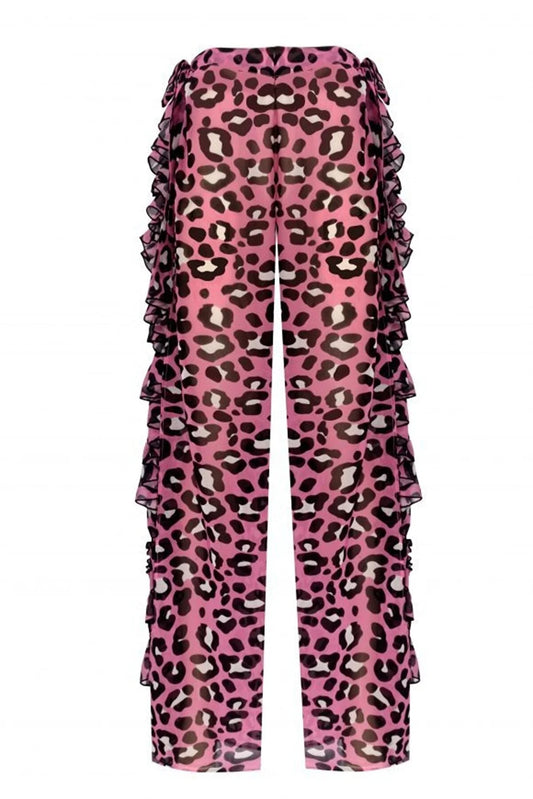 Pink Leo Cover Up Pants