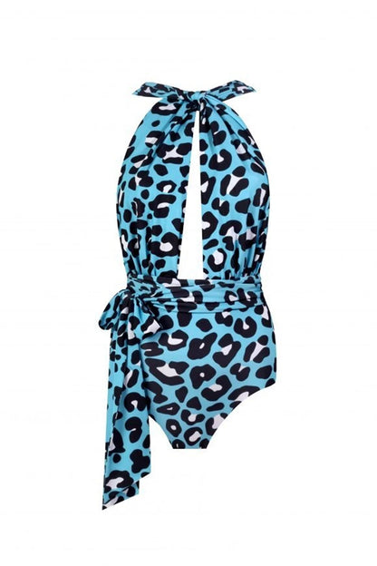 Blue Leo One Piece Swimwear