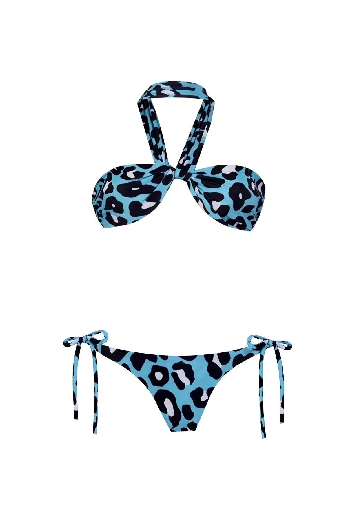 Blue Leo Bikini Set