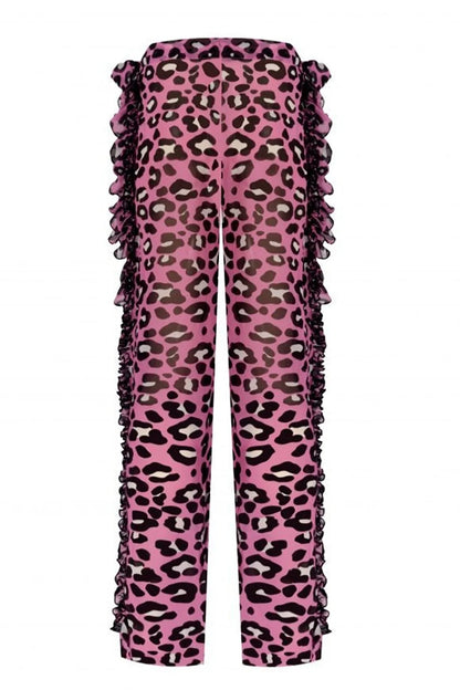 Pink Leo Cover Up Pants