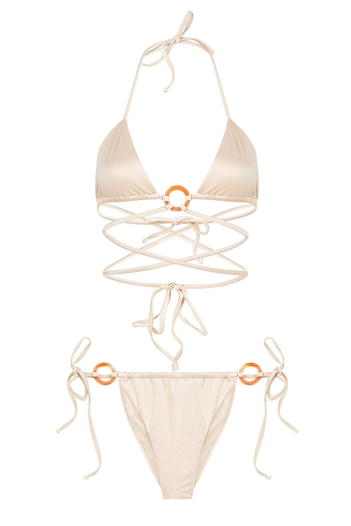 Liliy And Cream Bikini Set
