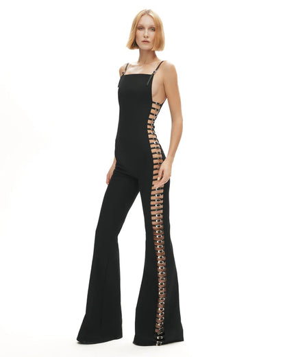 Provocatrix Jumpsuit In Black