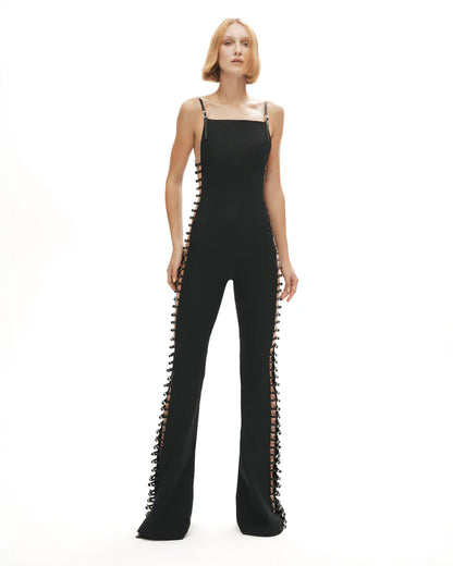 Provocatrix Jumpsuit In Black