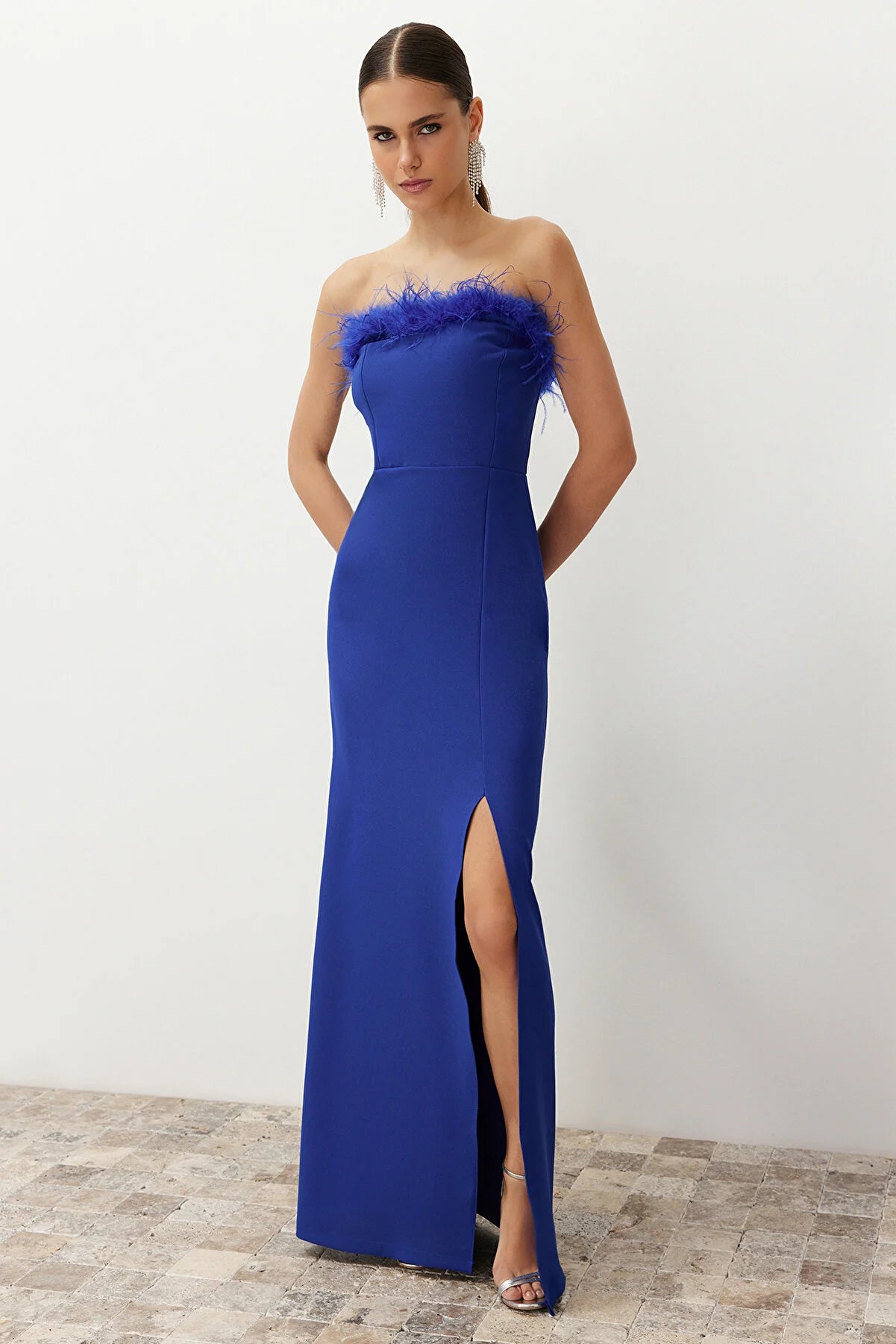 celine prom dress Celine Gown - NAVY