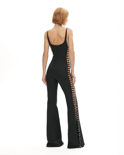 Provocatrix Jumpsuit In Black