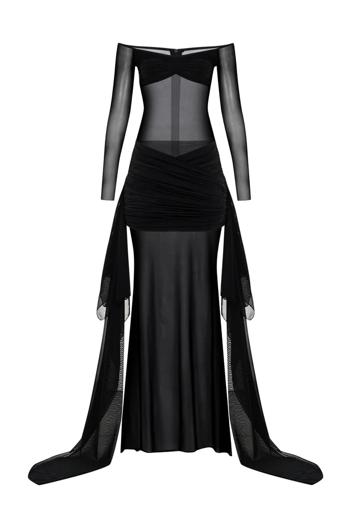 Seven Deadly Sips Dress In Black