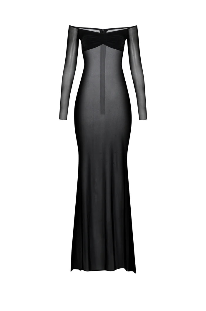 Seven Deadly Sips Dress In Black