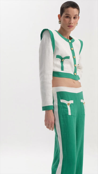 Verde Crop Jacket